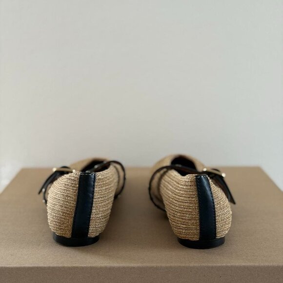 Madewell The Remy Mary Jane Flat in Natural Multi, Size 6.5 - Picture 6 of 10